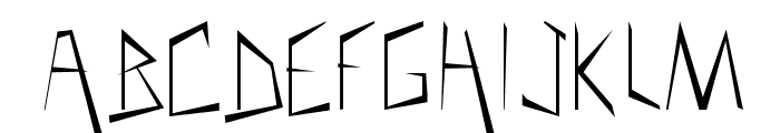 Tikrit Font UPPERCASE