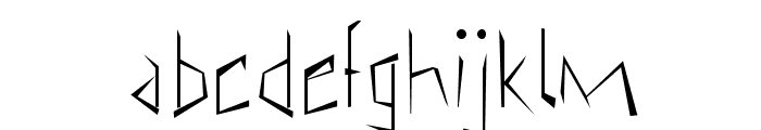 Tikrit Font LOWERCASE