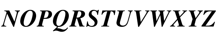 TimesLTStd-BoldItalic Font UPPERCASE