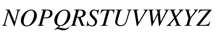 TimesLTStd-Italic Font UPPERCASE
