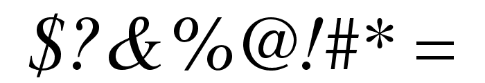 TimesTenLTStd-Italic Font OTHER CHARS