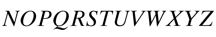 TimesTenLTStd-Italic Font UPPERCASE
