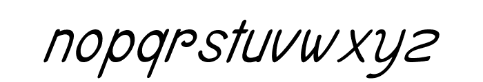 Timid-BoldItalic Font LOWERCASE