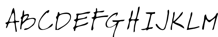 Timothy Regular Font UPPERCASE