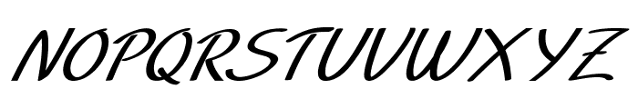 Tinsel-BoldItalic Font UPPERCASE