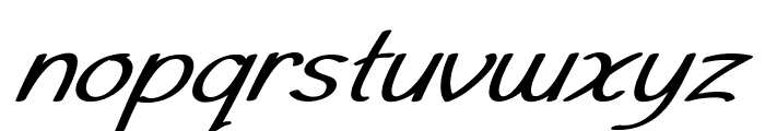 Tinsel-BoldItalic Font LOWERCASE