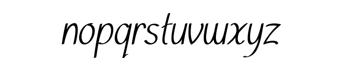 Tinsel-CondensedRegular Font LOWERCASE