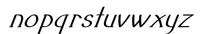 Tiptoe-BoldItalic Font LOWERCASE