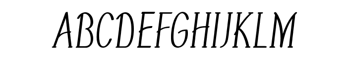 Tiptoe-CondensedBold Font UPPERCASE