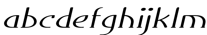 Tiptoe-ExpandedBold Font LOWERCASE