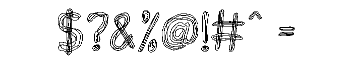 Tjakep Font OTHER CHARS