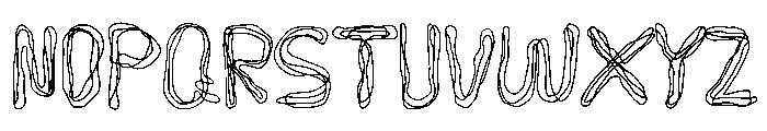 Tjakep Font UPPERCASE
