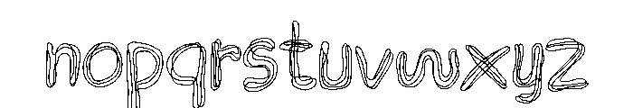 Tjakep Font LOWERCASE