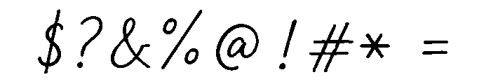 Tjiwidej Heritage Script Reg Font OTHER CHARS
