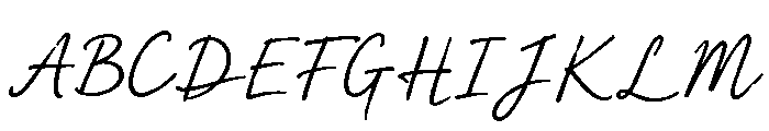 Tjiwidej Heritage Script Reg Font UPPERCASE