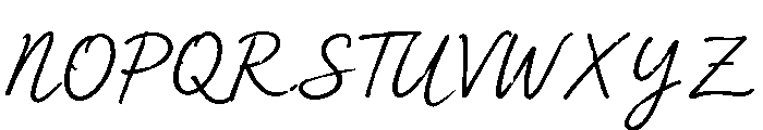 Tjiwidej Heritage Script Reg Font UPPERCASE