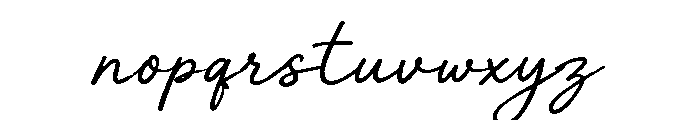 Tjiwidej Heritage Script Reg Font LOWERCASE