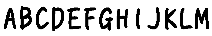 Tk Takumi Narazu Moji Extra Bold Font UPPERCASE