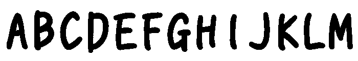 Tk Takumi Narazu Moji Heavy Font UPPERCASE