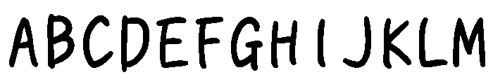 Tk Takumi Narazu Moji Light Font UPPERCASE