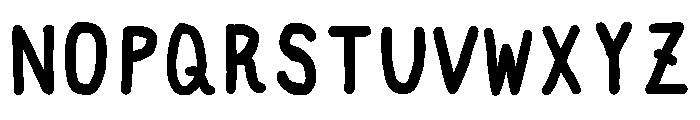 Tk Takumi Yururi Font Mini Bold Font UPPERCASE