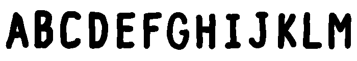 Tk Takumi Yururi Font Mini Extra Bold Font UPPERCASE