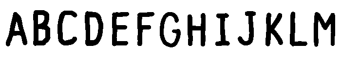 Tk Takumi Yururi Font Mini Heavy Font UPPERCASE