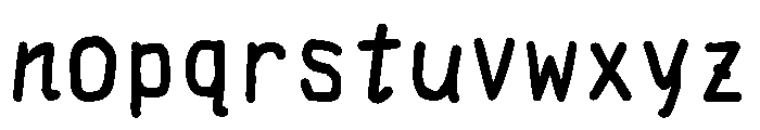 Tk Takumi Yururi Font Mini Heavy Font LOWERCASE