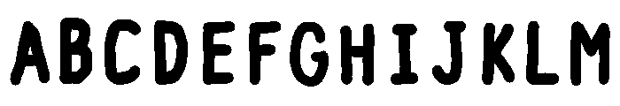 Tk Takumi Yururi Font Mini Regular Font UPPERCASE