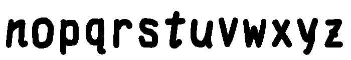 Tk Takumi Yururi Font Mini Regular Font LOWERCASE
