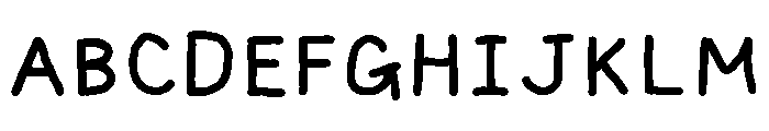 Tk Takumi Yururi Font Mini Thin Font UPPERCASE