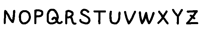 Tk Takumi Yururi Font Mini Thin Font UPPERCASE