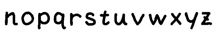 Tk Takumi Yururi Font Mini Thin Font LOWERCASE