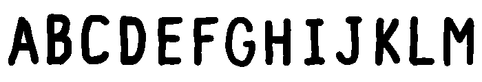 Tk Takumi Yururi Font Normal Bold Font UPPERCASE