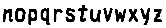 Tk Takumi Yururi Font Normal Extra Bold Font LOWERCASE