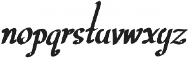 TK Cute Roll Bold Italic otf (700) Font LOWERCASE