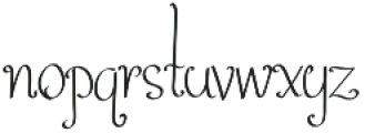 TK Cute Roll Thin otf (100) Font LOWERCASE