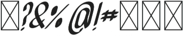 TK Frame Mess Bold Italic otf (700) Font OTHER CHARS