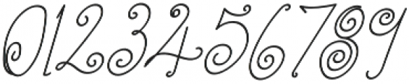 TK Simple Corner Italic otf (400) Font OTHER CHARS