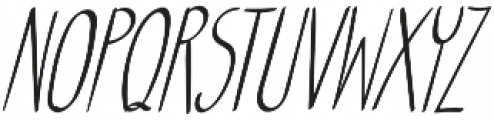 TK Small Alley Bold Italic otf (700) Font UPPERCASE