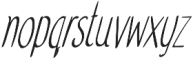 TK Small Alley Bold Italic otf (700) Font LOWERCASE