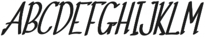 TK Small Clean Bold Italic otf (700) Font UPPERCASE