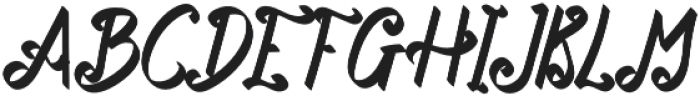 TK Small Curly Bold Italic otf (700) Font UPPERCASE