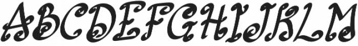 TK Small Magic Bold Italic otf (700) Font UPPERCASE