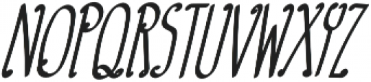 TK Small Plain Bold Italic otf (700) Font UPPERCASE