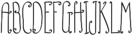 TK Small Plain Regular otf (400) Font UPPERCASE