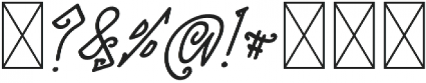 TK Small Simple Italic otf (400) Font OTHER CHARS