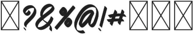 TK Upper Pen Bold Italic otf (700) Font OTHER CHARS