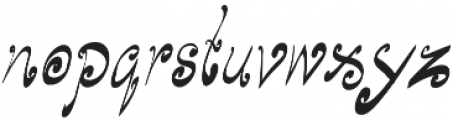 TK Wonder Roll Bold Italic otf (700) Font LOWERCASE