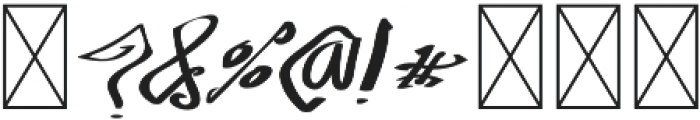 TK Write Gale Bold Italic otf (700) Font OTHER CHARS